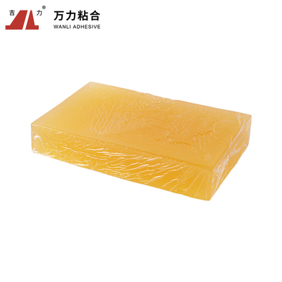 Chất kết dính nhạy cảm với áp suất nóng chảy màu vàng rắn Chất kết dính TPR PSA TPR-6559S