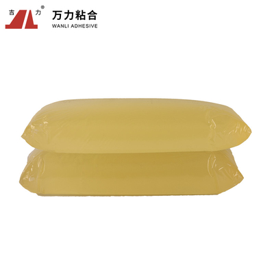 TPR Bao bì màu vàng Keo nóng chảy Keo dán nóng rắn cho Polypropylene TPR-204B
