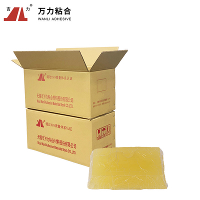 Bao bì trong suốt màu vàng nhạt nóng chảy Keo dán thùng carton keo TPR-7606