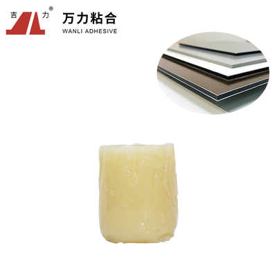 Keo dán nóng chảy PU màu vàng rắn Keo dán chế biến gỗ PUR-9312