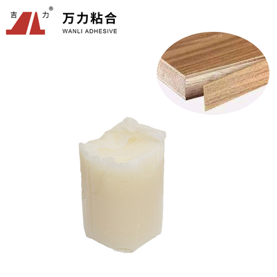 65000cps Bẻ mép Chế biến gỗ Chất kết dính nóng chảy Tấm hạt PUR-7563A