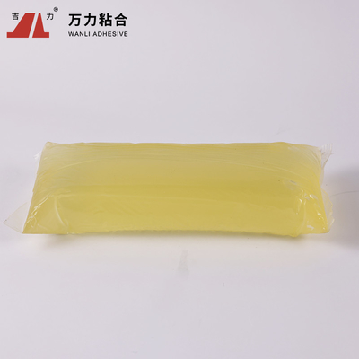 TPR Bao bì màu vàng Keo nóng chảy Keo dán nóng rắn cho Polypropylene TPR-204B