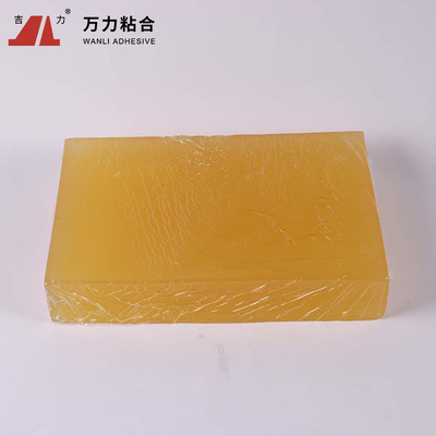 Bao bì dạng khối Chất kết dính nóng chảy Keo dán nhãn giấy nhiệt màu vàng TPR-433