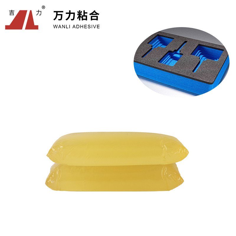 TPR Bao bì màu vàng Keo nóng chảy Keo dán nóng rắn cho Polypropylene TPR-204B